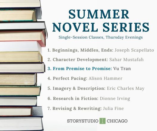SOLD OUT! Summer Novel Series: From Premise To Promise With Vu Tran (Virtual)