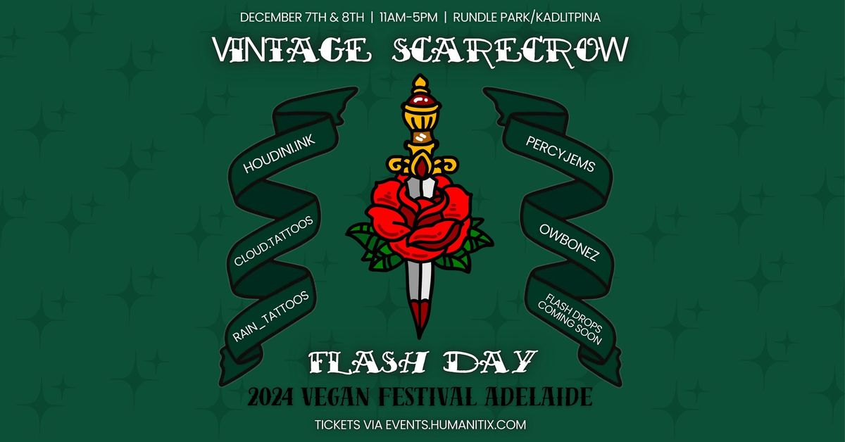 Vintage Scarecrow X Vegan Festival Adelaide FLASH WEEKEND