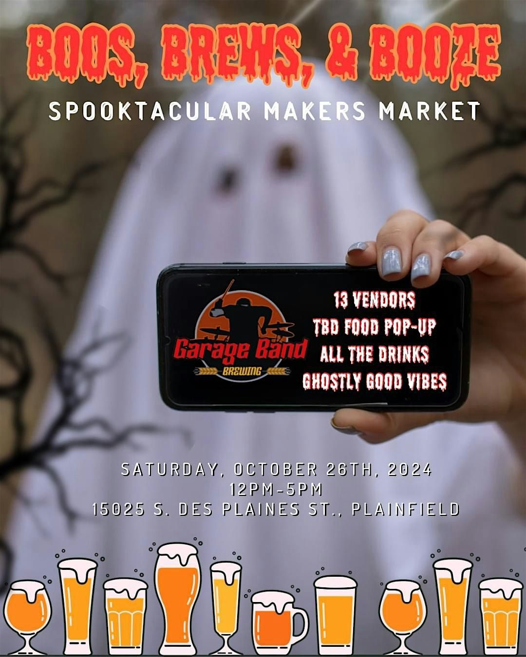 Brews, Boos, & Brews SPOOKtacular Makers Market