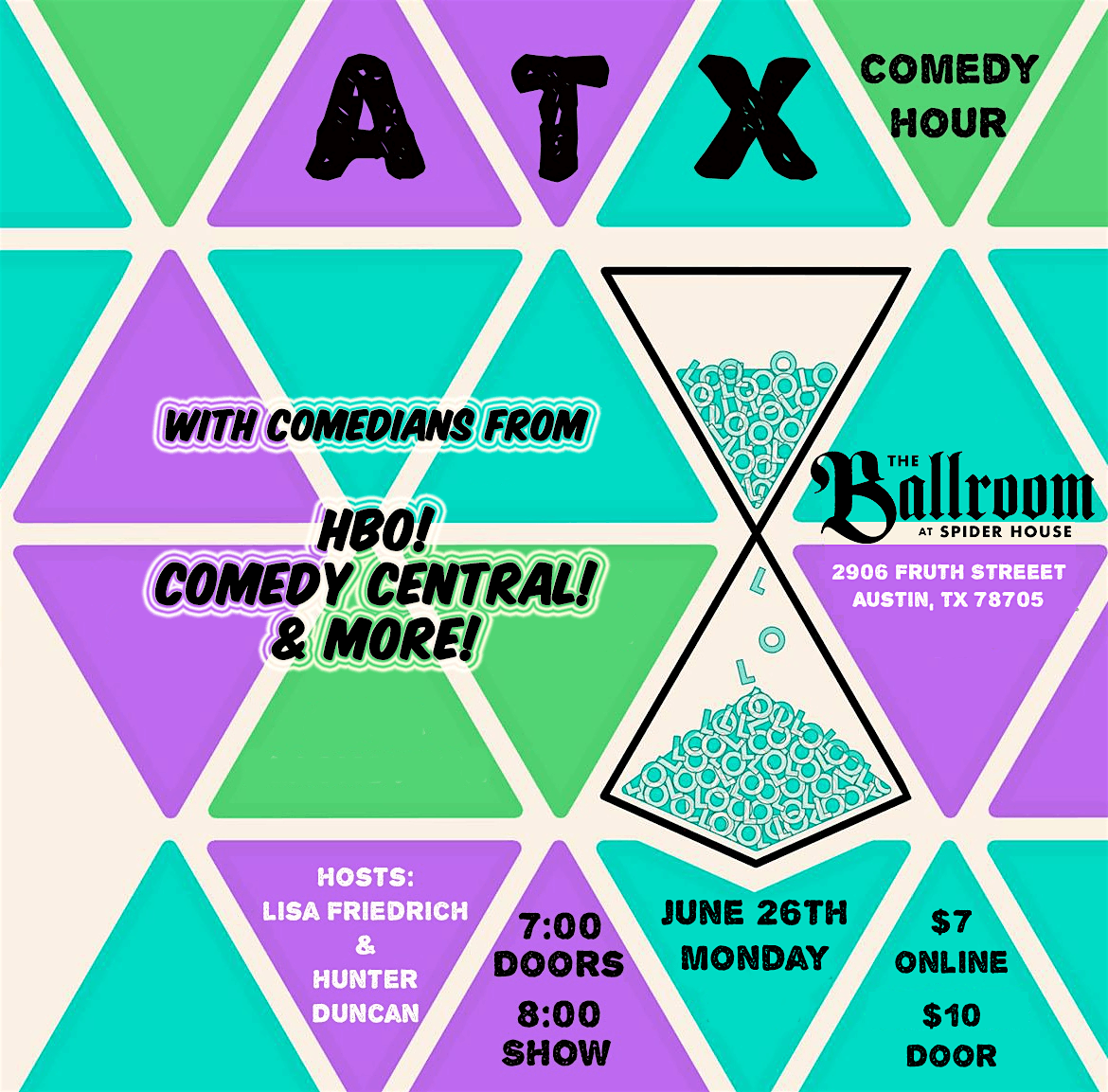 ATX Comedy Hour: AMAZING AUGUST!