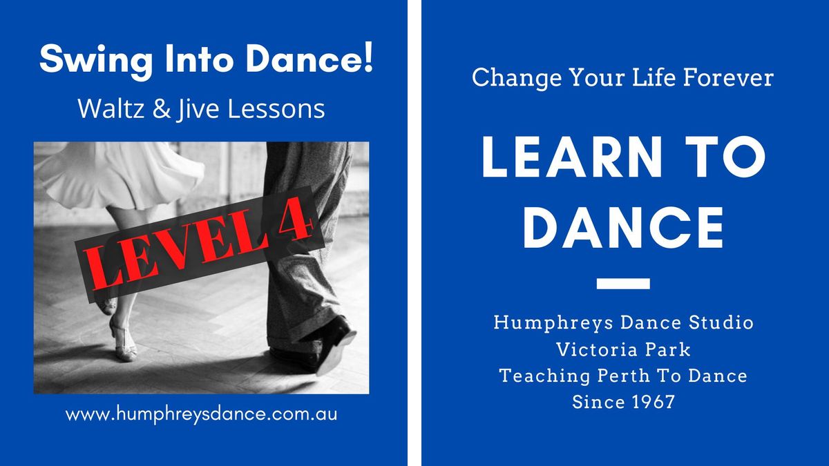 LEVEL 4\/Intermediate Waltz & Jive Classes