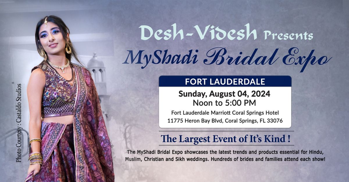 MyShadi Bridal expo South Florida 2024