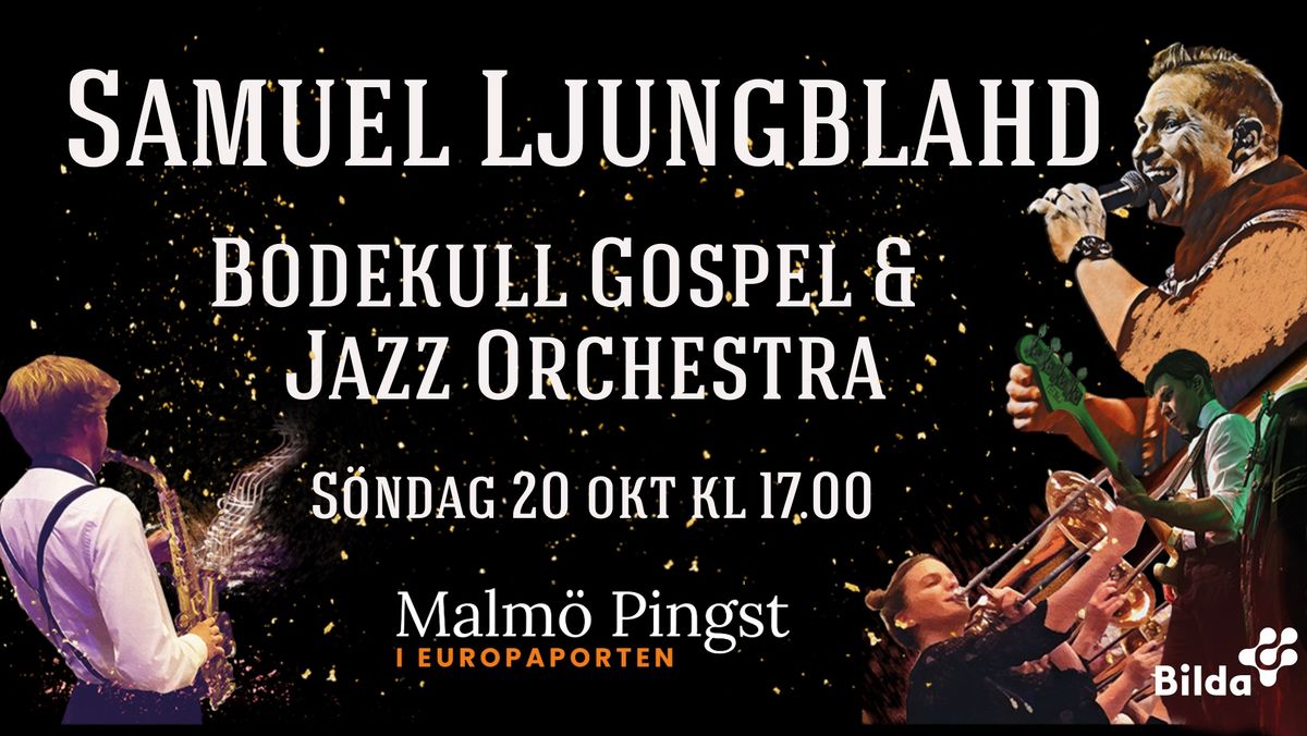 Samuel Ljungblahd och Bodekull Gospel & Jazz Orchestra p\u00e5 Malm\u00f6 Pingst, Europaporten