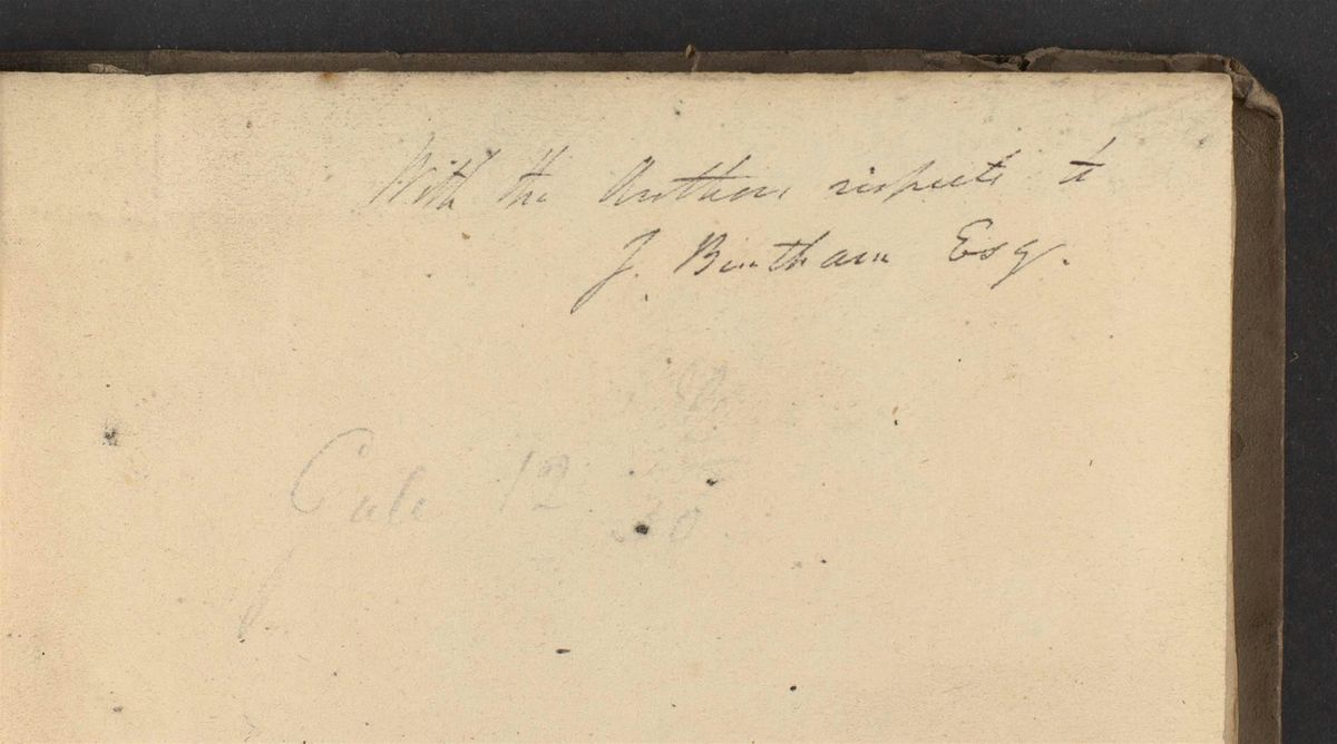 Jeremy Bentham\u2019s books in UCL\u2019s Special Collections