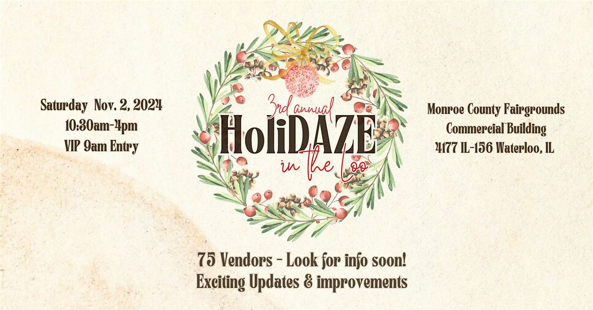 3rd Annual HoliDAZE Shopping Event