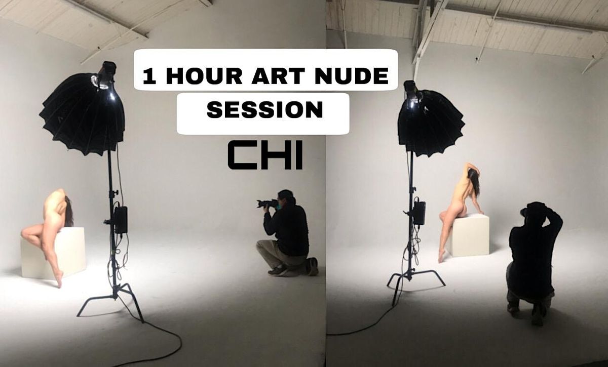 1 hour Chicago photo session -  Fine Art Nude Photography (MODEL + STUDIO)