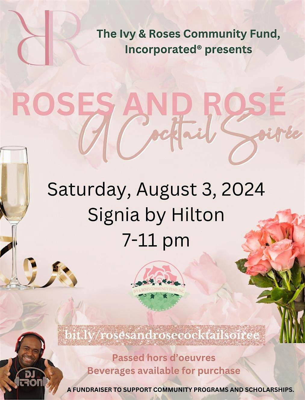 Roses & Ros\u00e9 A Cocktail Soir\u00e9e