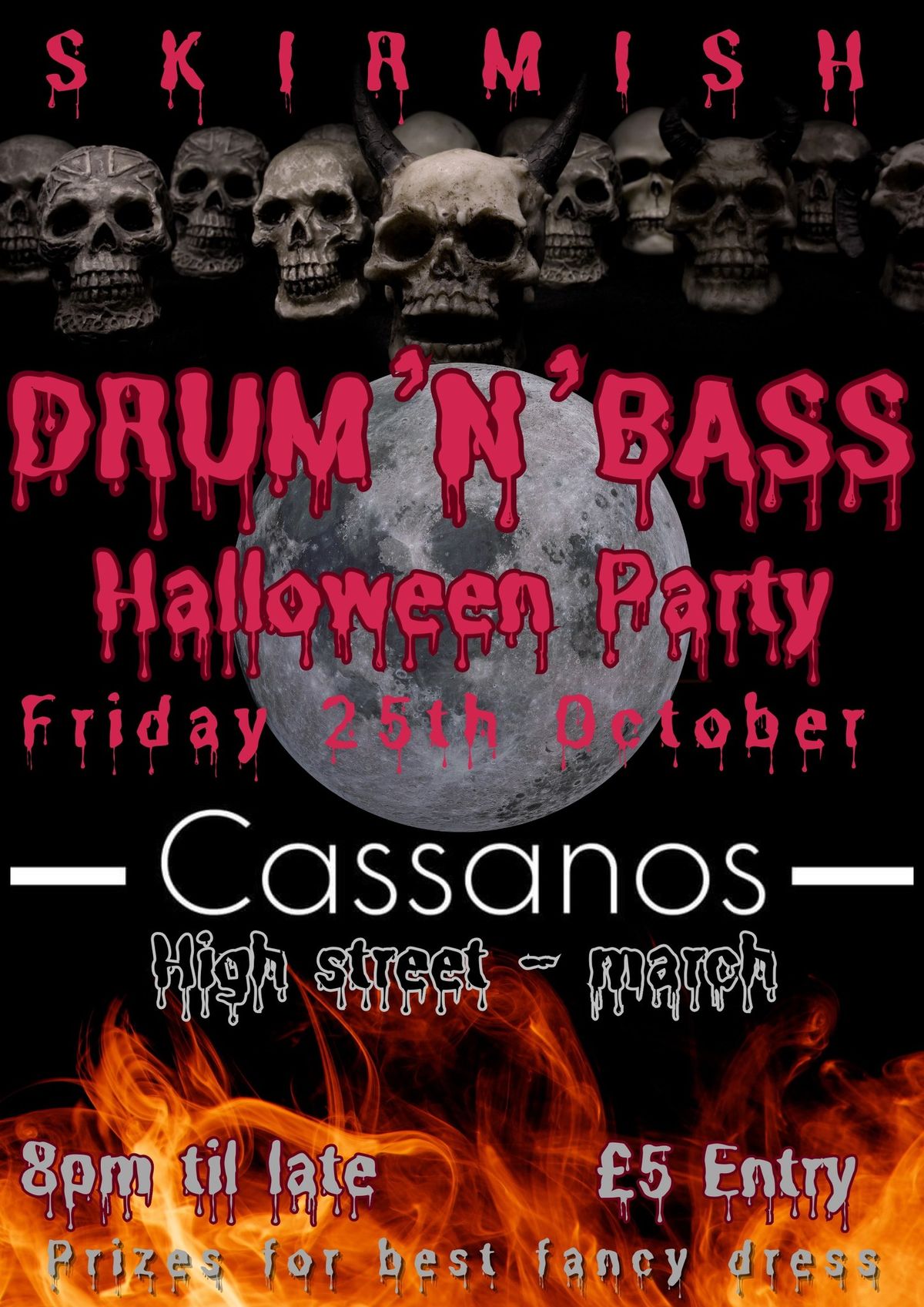 SKIRMISH - DNB HALLOWEEN PARTY