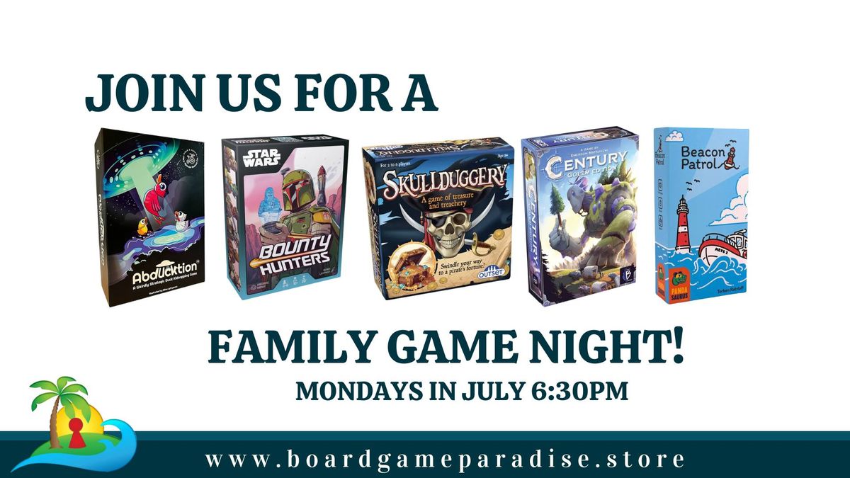 Family Game Night Abducktion (+12)