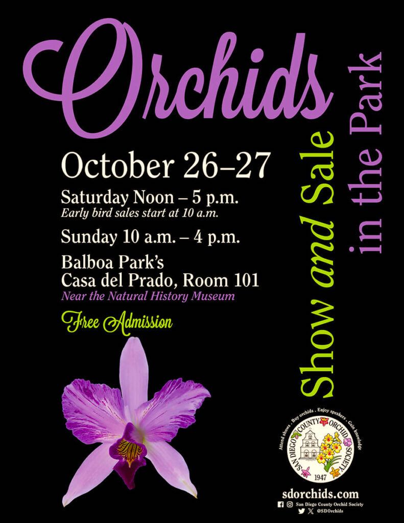 Orchids In The Park Fall Show & Sale