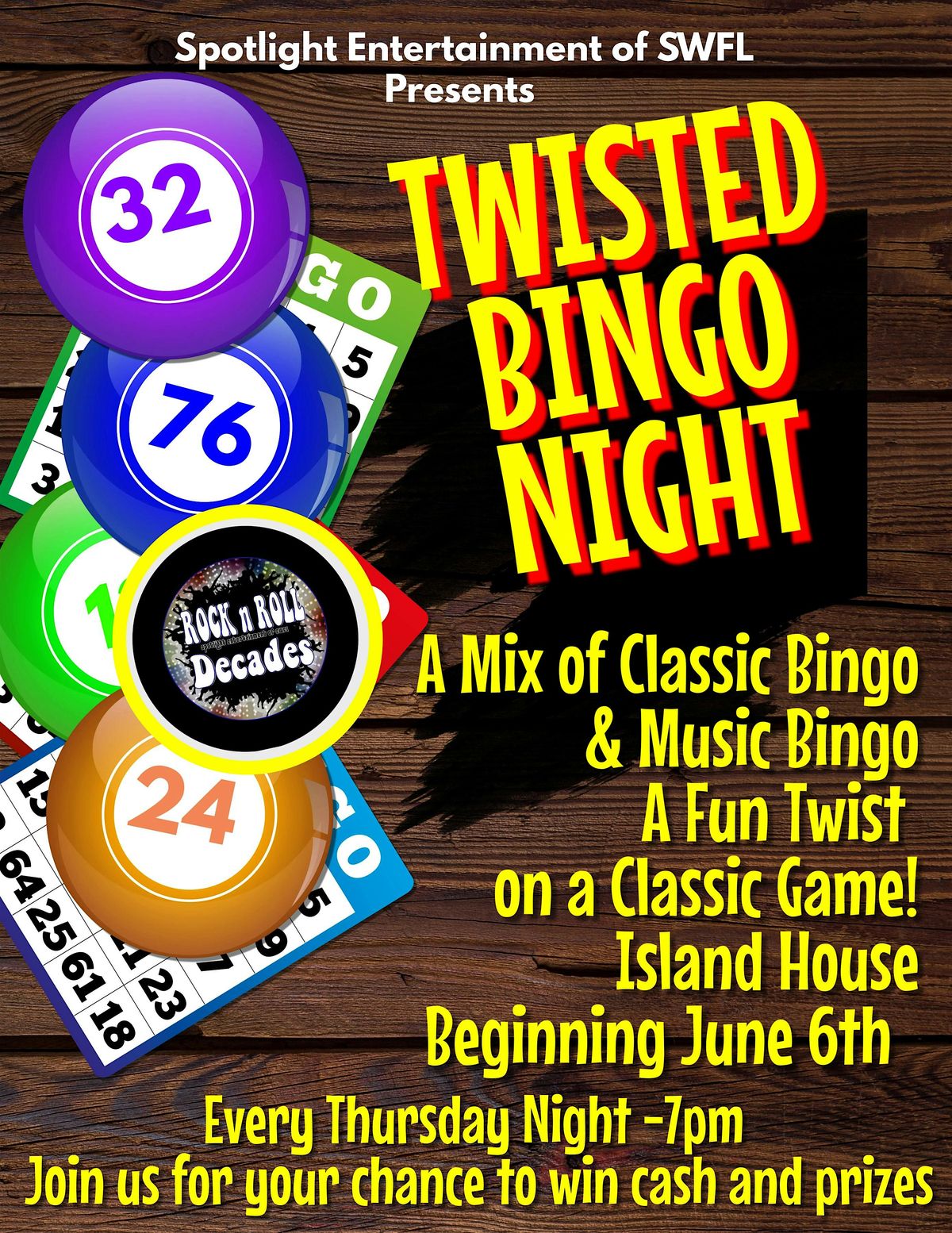 Thursday Night Twisted Bingo Bonita