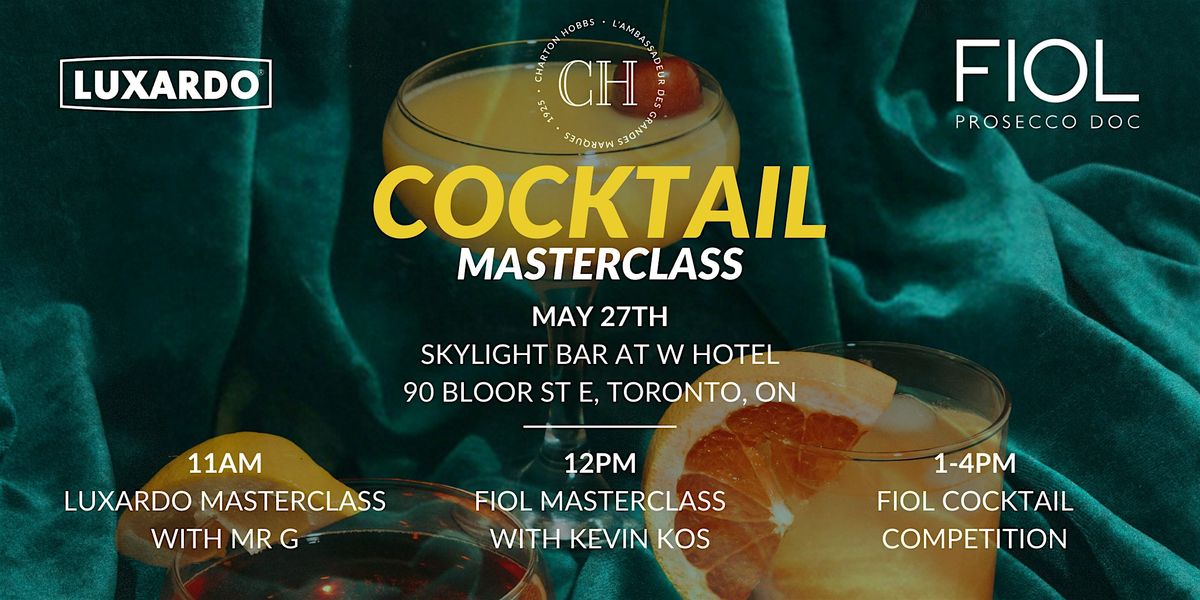 Cocktail Masterclass with Mixologist Experts Mr. G & Kevin Kos!