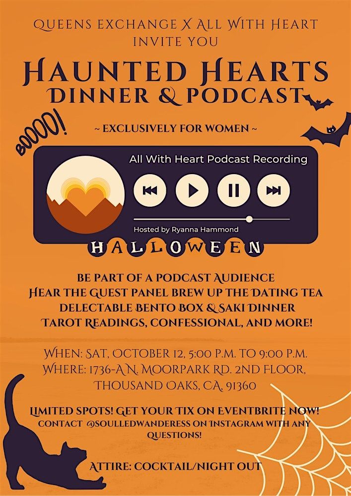 Haunted Hearts Dinner & Podcast Recording