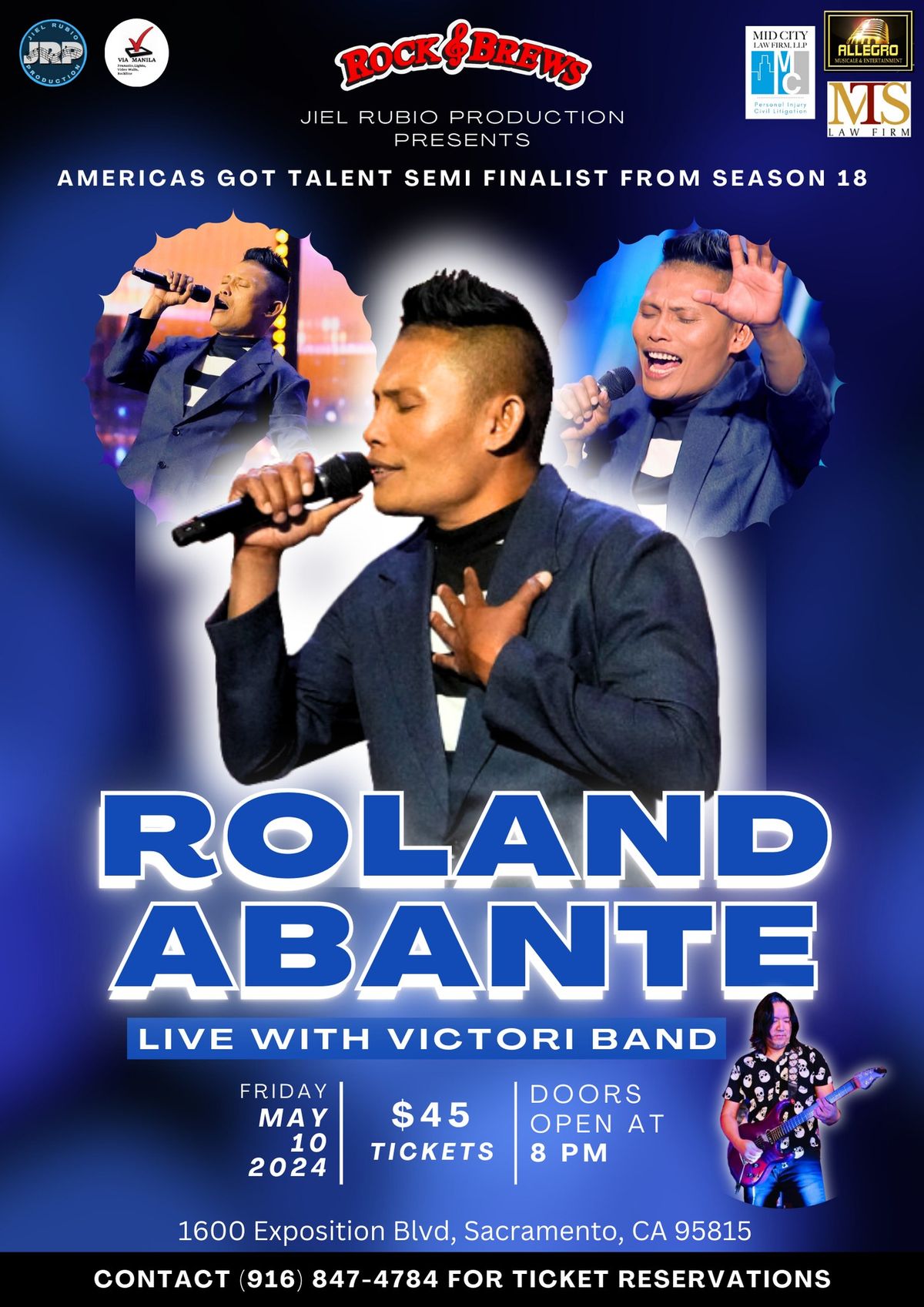 Live Performance from "ROLAND ABANTE" at Rock & Brews