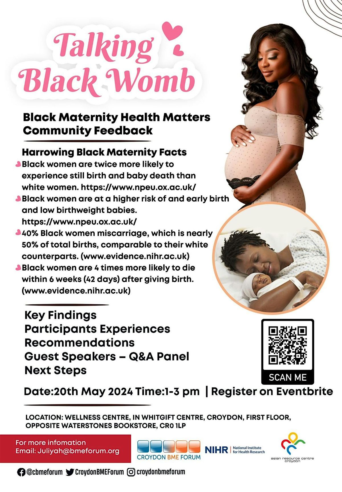 \u201cTalking Black Womb\u201d  Black Maternity Health Matters!