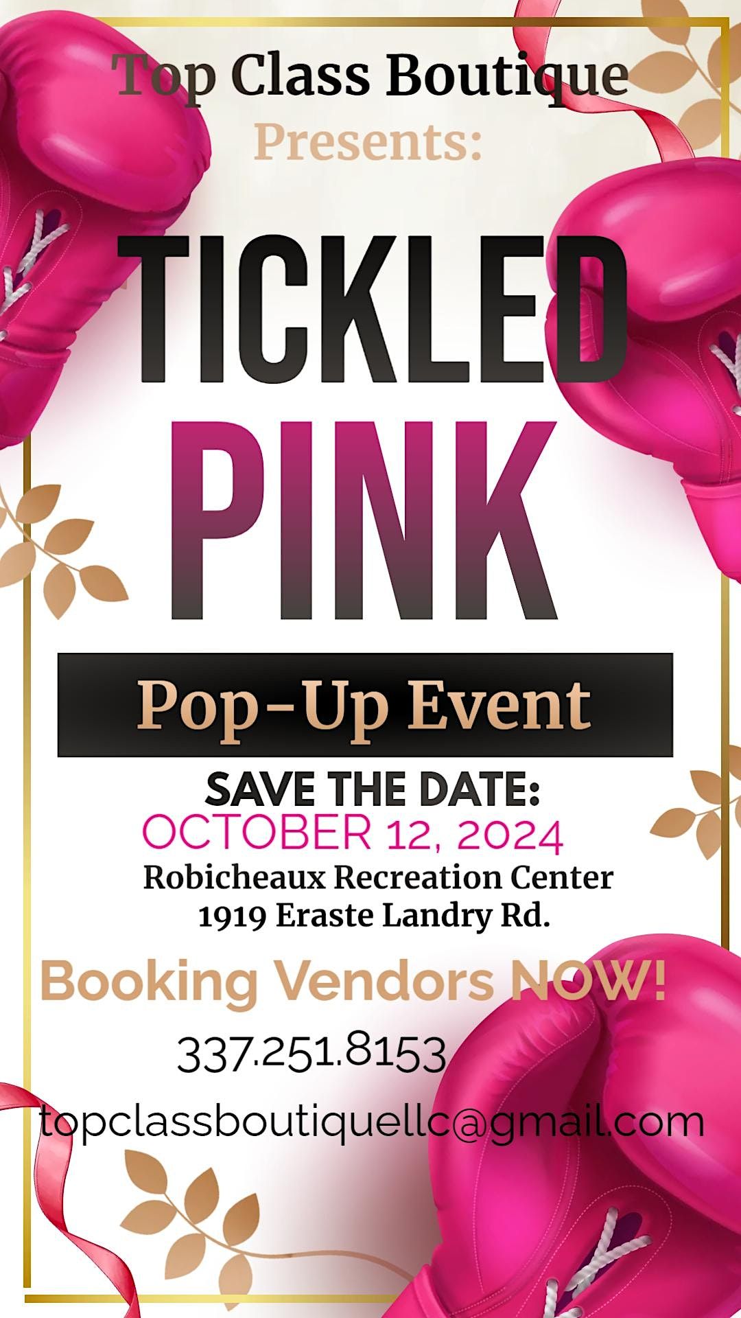 Tickled Pink: Breast Cancer Vendor and Resource Expo