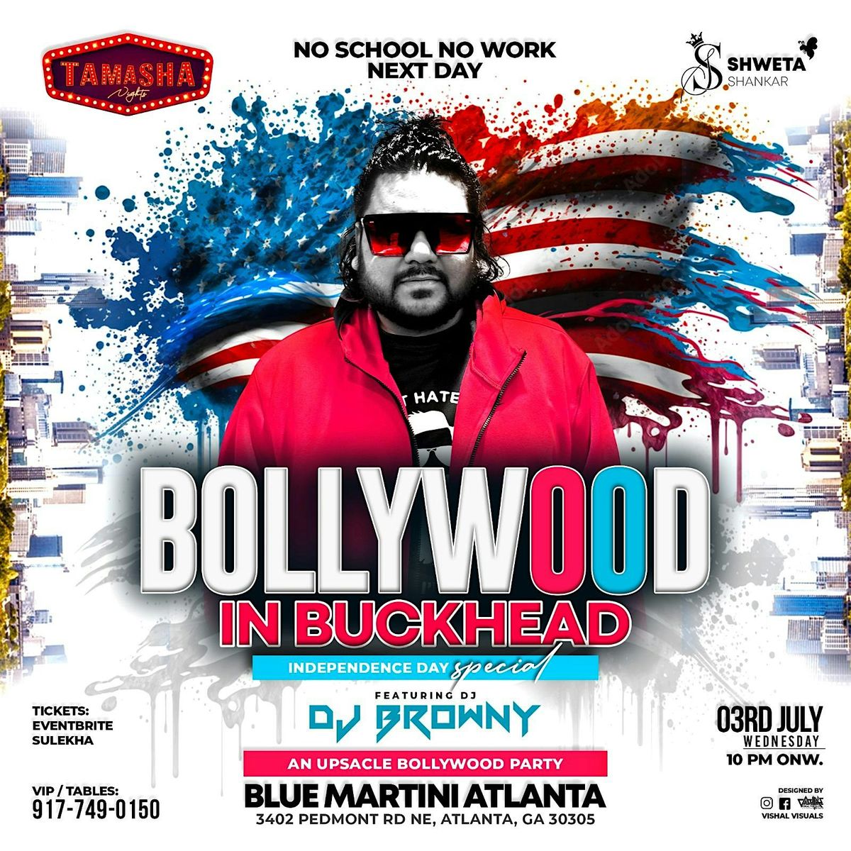 ATLANTA- THE UPSCALE BOLLYWOOD PARTY FT. DJ BROWNY @BLUE MARTINI