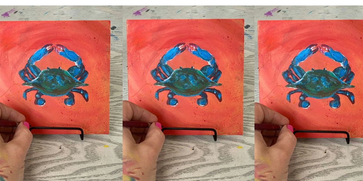 Blue Crab Tile: La Plata , Greene Turtle with Artist Katie Detrich!