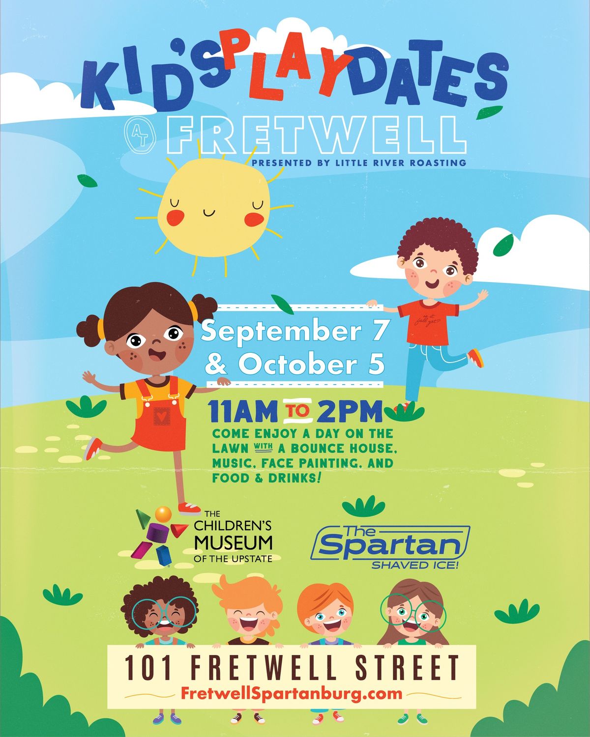 Kids Playdates at Fretwell - FREE Family Event on October 5th