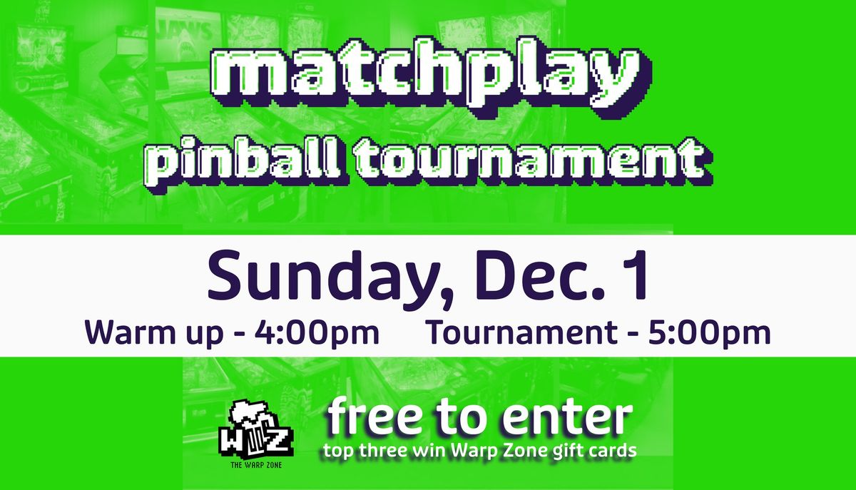 Matchplay Pinball Tournament