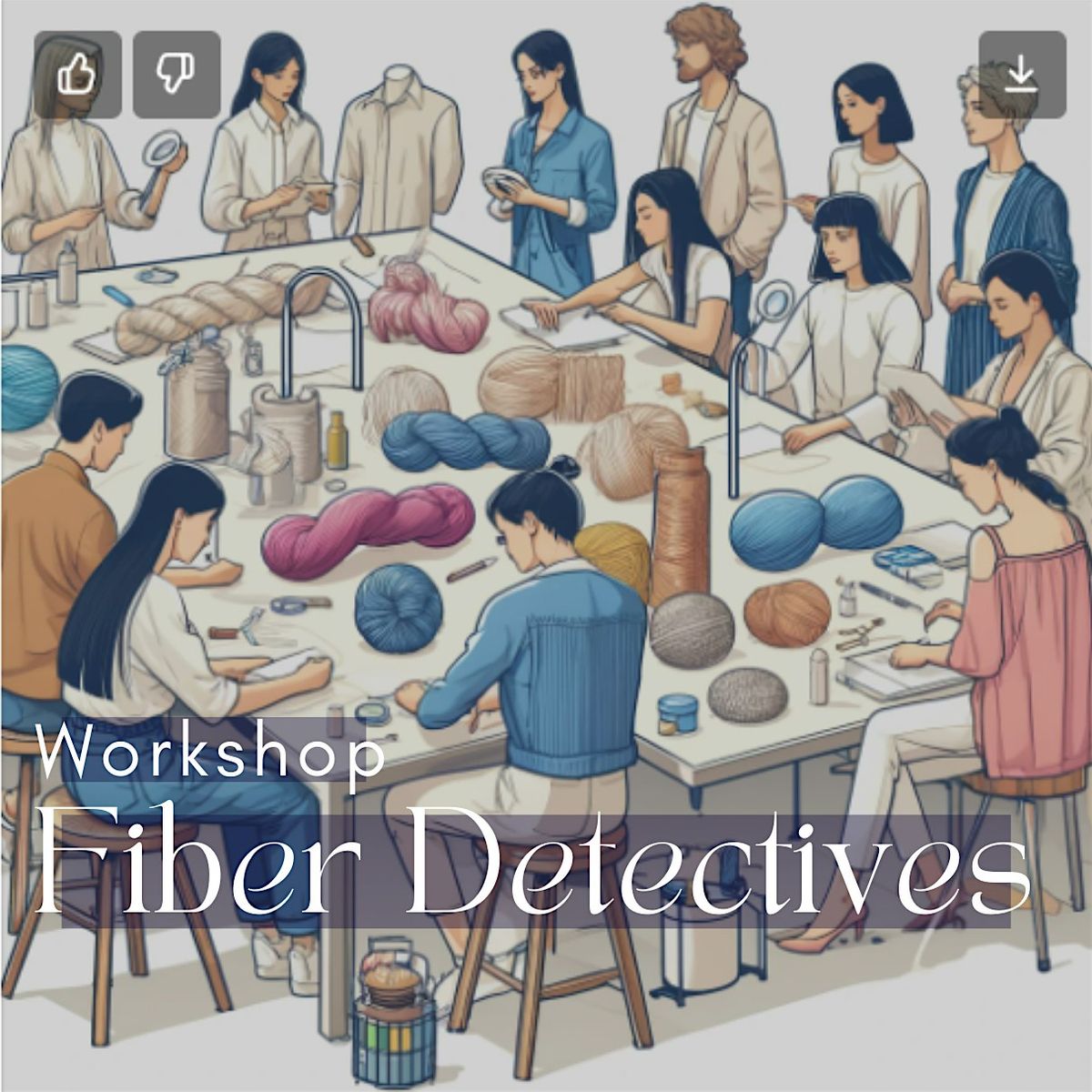 Workshop "Fiber Detectives: Faserarten und Erkennung ohne Kennzeichnung"