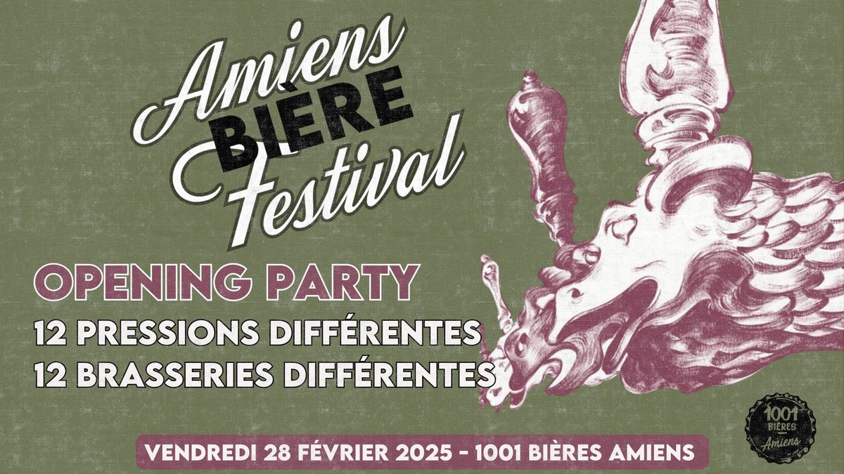 SOIREE D'OUVERTURE: AMIENS BIERE FESTIVAL 2025