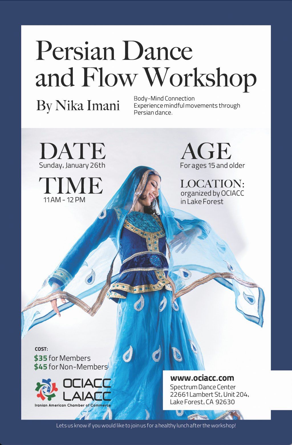 Persian Dance & Flow Workshop 