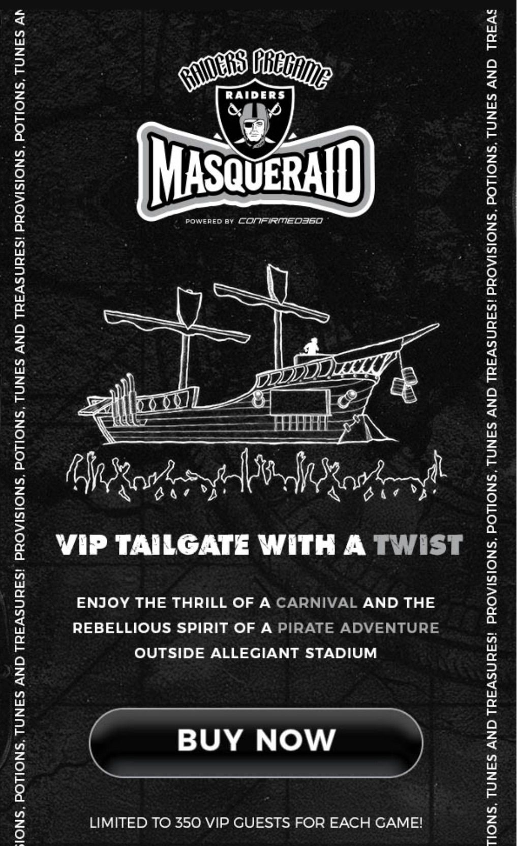 Masqueraid VIP Tailgate