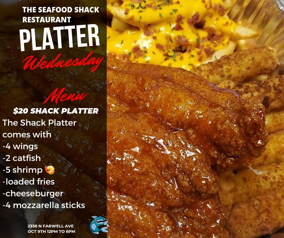 $20 PLATTER DAY NOVEMBER 6TH\ud83d\ude0e 2336 N FARWELL AVE 