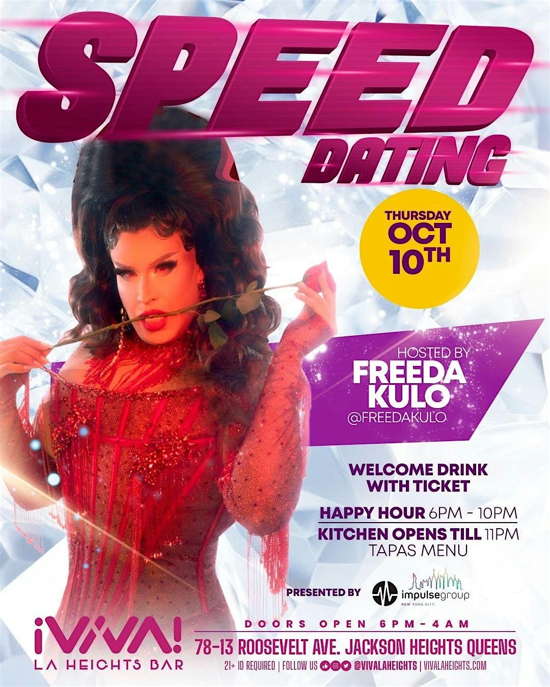 Speed Dating & Mixer for Gay Men in Queens