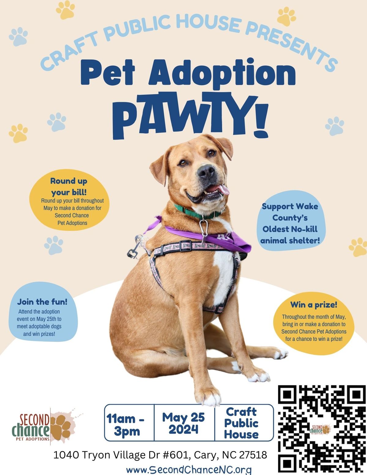 Pet Adoption Pawty at Craft Public House