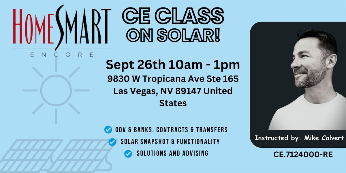 Solar CE Class