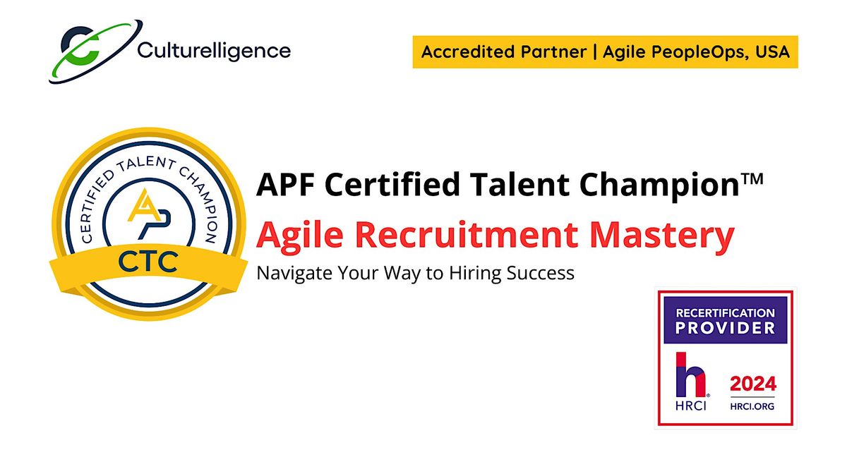 APF Certified Talent Champion\u2122 (APF CTC\u2122) | Feb 03-04, 2025