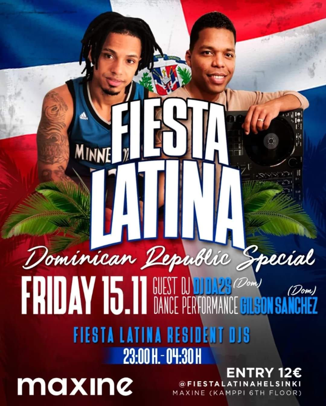 Fiesta Latina Dominican Republic Special on 15.11. at Maxine