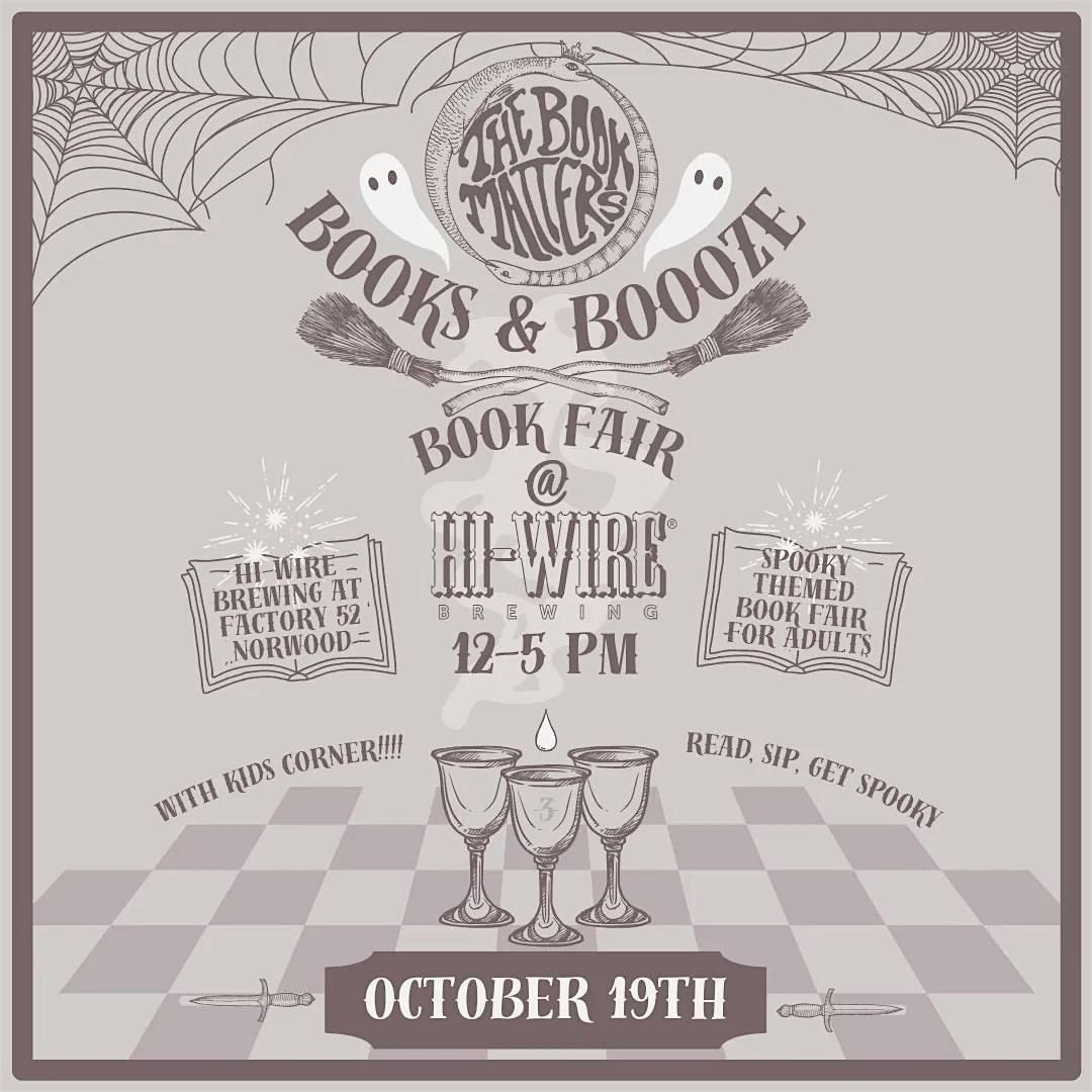 Books & Boooze Book Fair