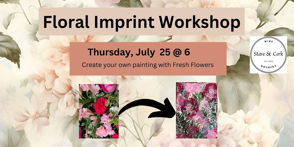 Painting with Fresh Flower Imprints