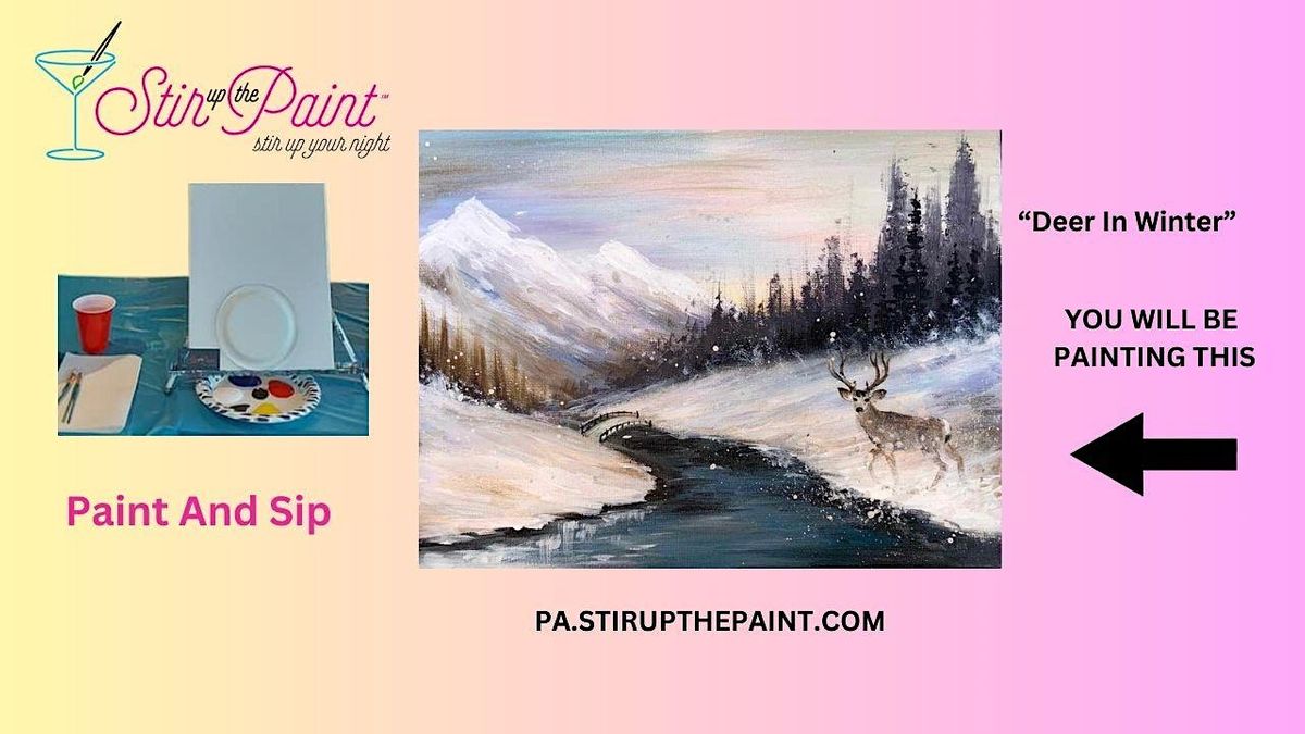 Philly Paint and Sip, Paint Party, Paint Night  with Stir Up The Paint