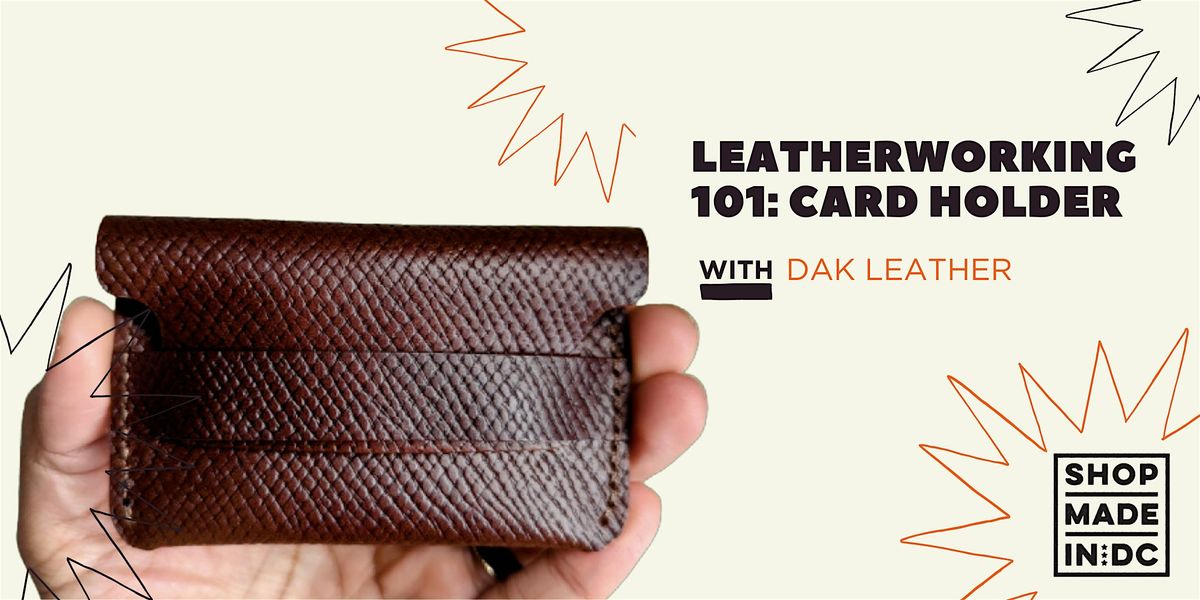 Leatherworking 101: Make your own horizontal leather card holder