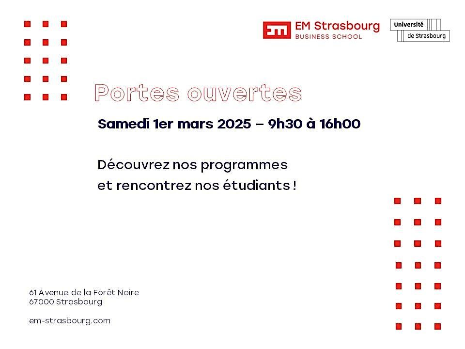 Journ\u00e9e portes ouvertes - EM Strasbourg