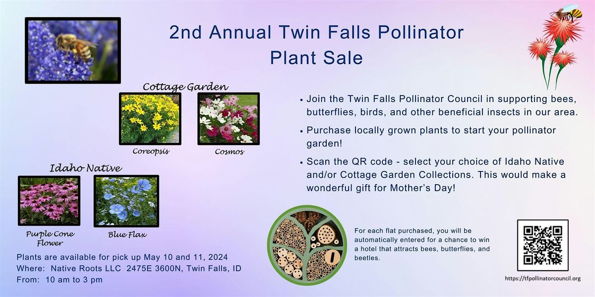 2nd Annual Twin Falls Pollinator Plant Sale