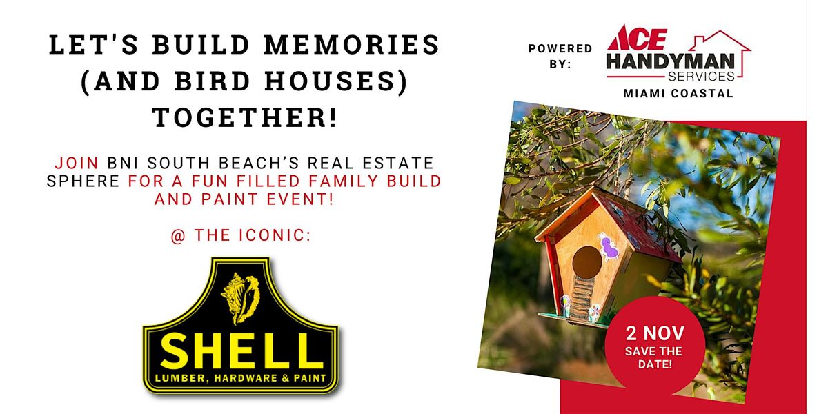 Family Build and Paint Event - Bird Houses