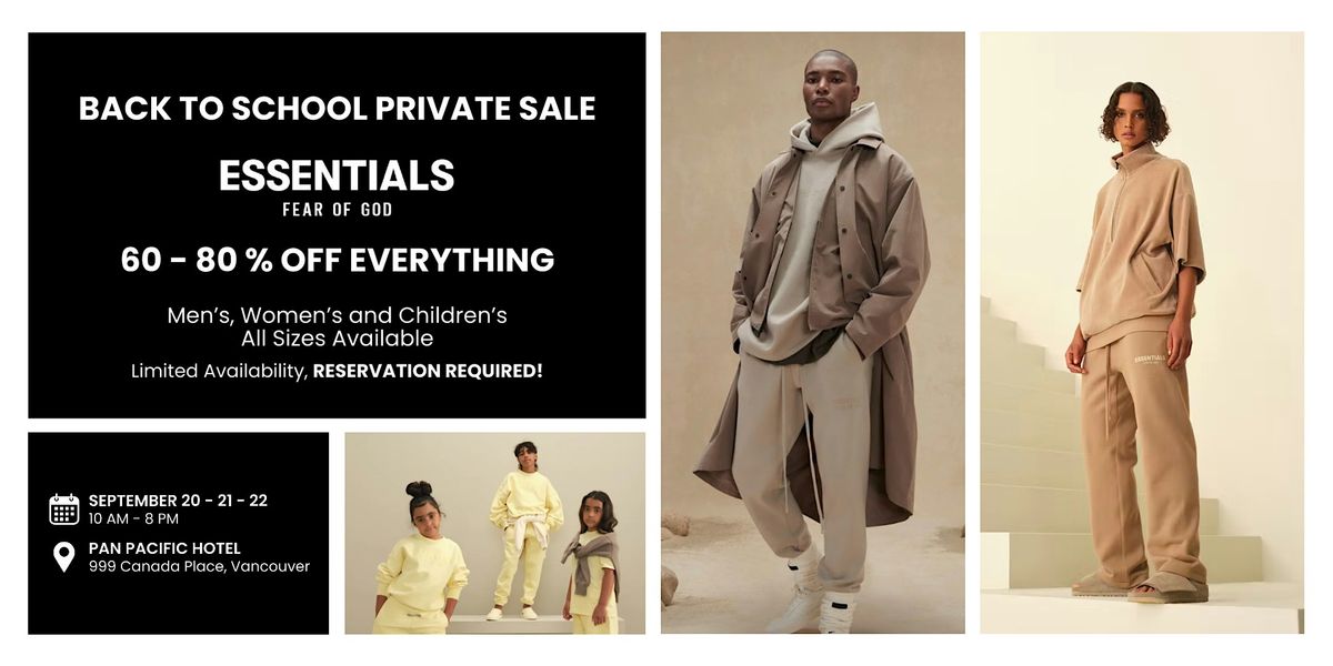 Fear of God ESSENTIALS Private Sale