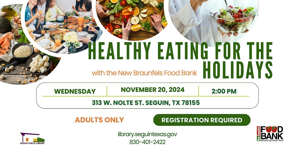 Healthy Eating for the Holidays with New Braunfels Food Bank