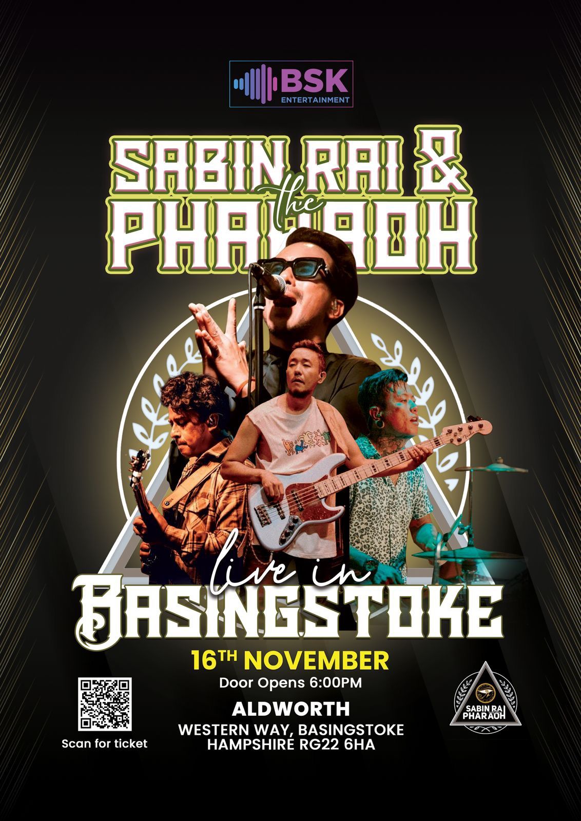 Sabin Rai & The Pharaoh Live in Basingstoke 