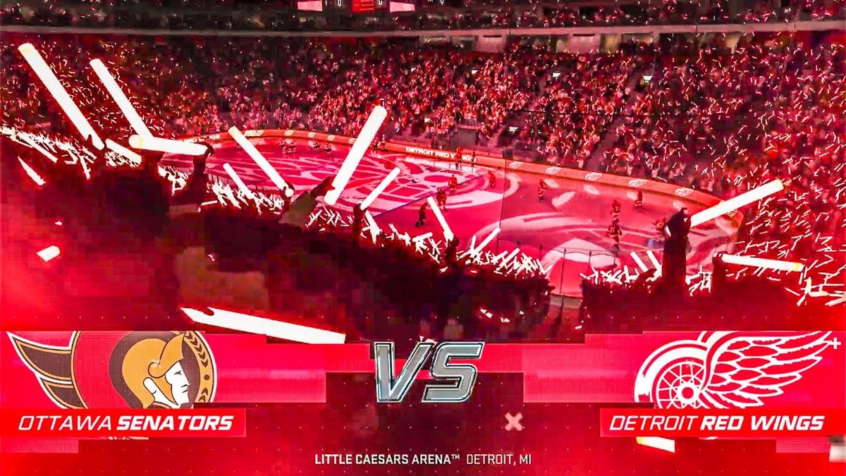 Detroit Red Wings at Ottawa Senators at Canadian Tire Centre