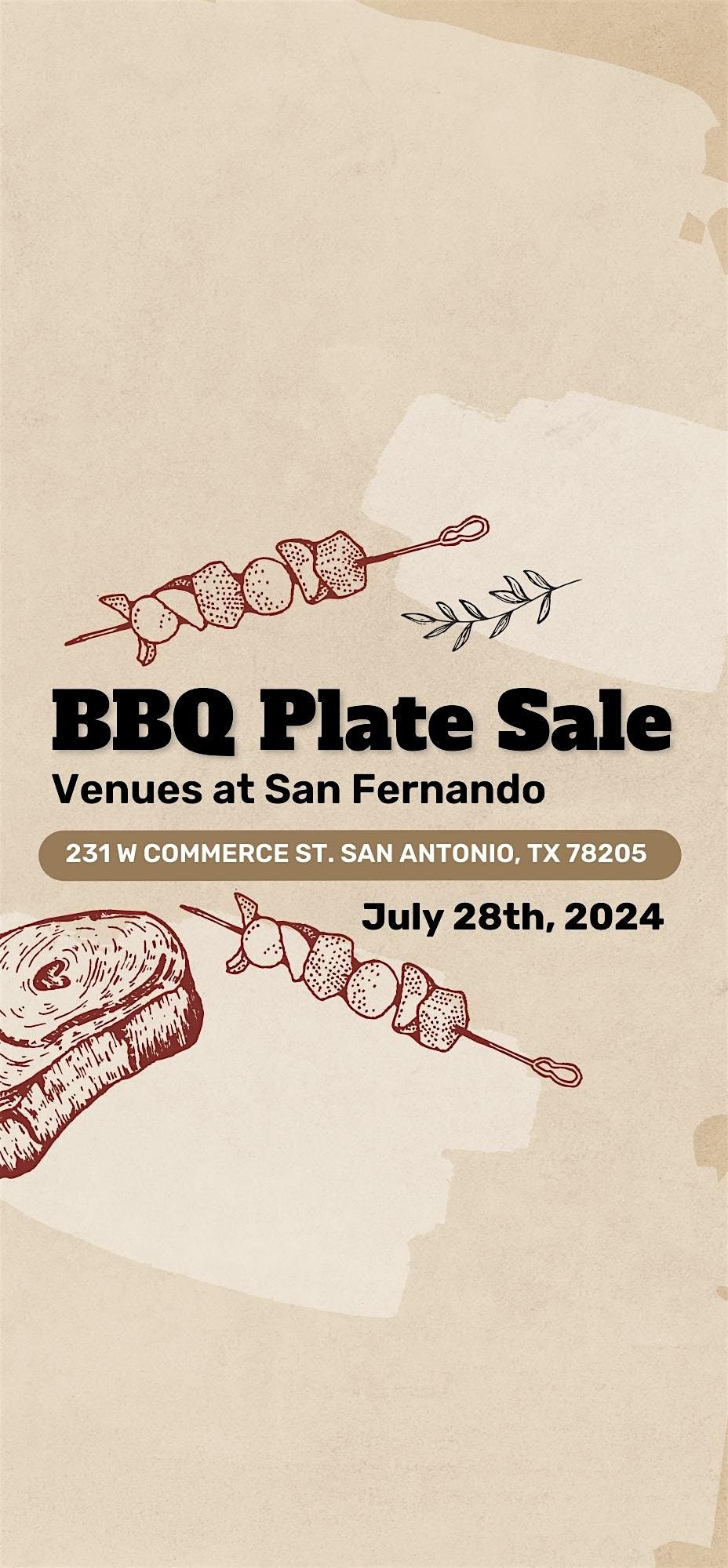 BBQ Plate Sale Fundraiser