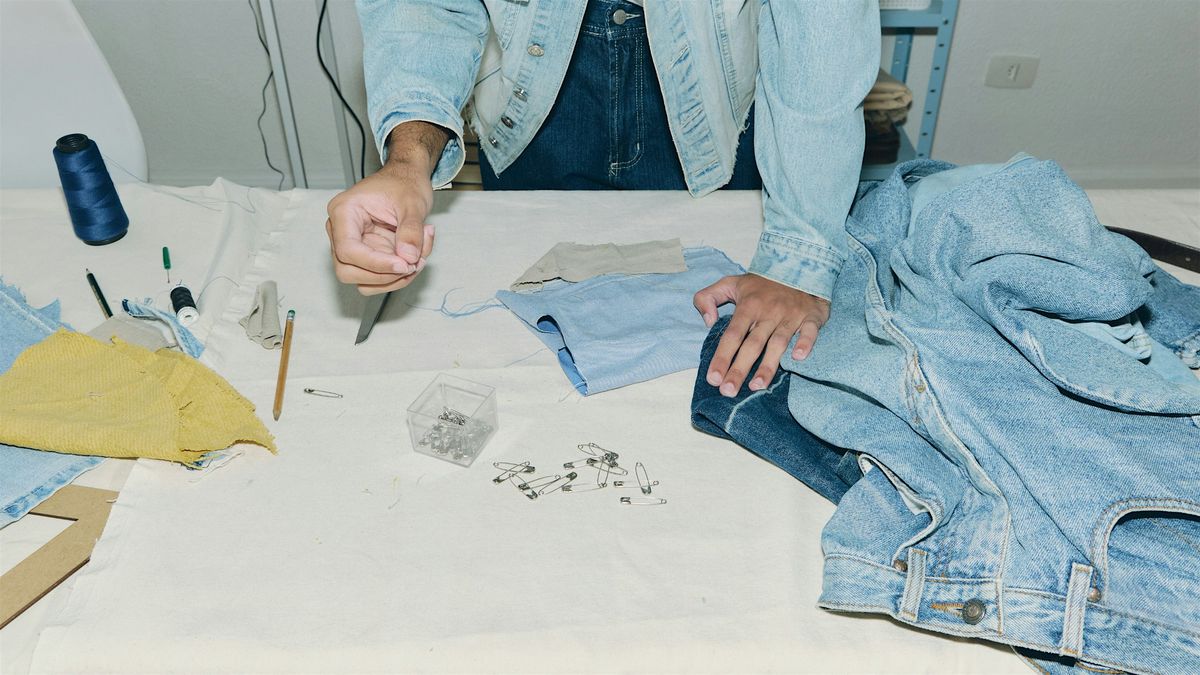 Fun with Fabric and Numbers - Denim Up-Cycling