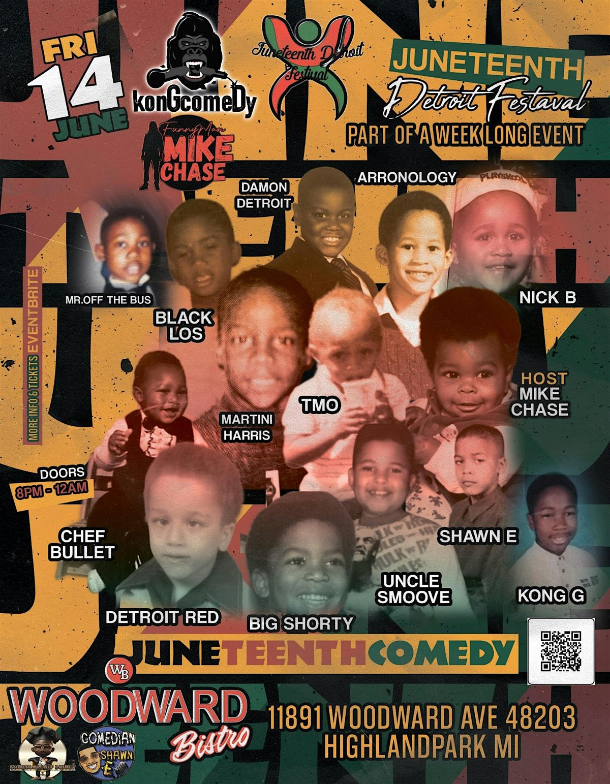Juneteenth Detroit Comedy Fundraiser