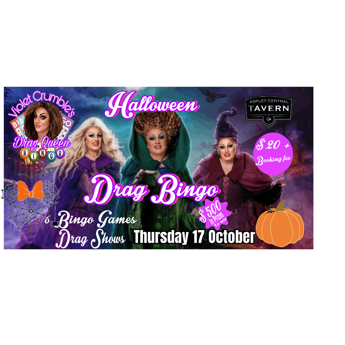 Halloween Drag Queen Bingo