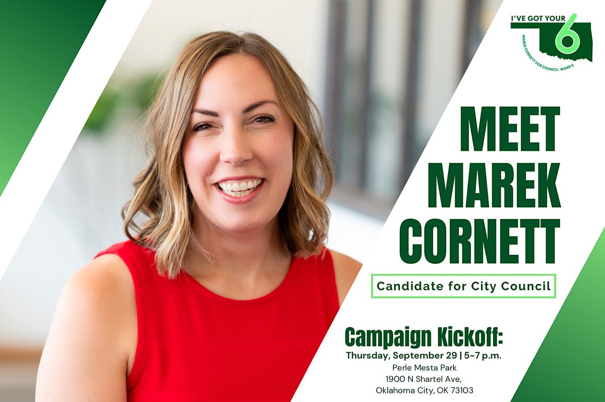 Marek Cornett City Council Campaign Kickoff